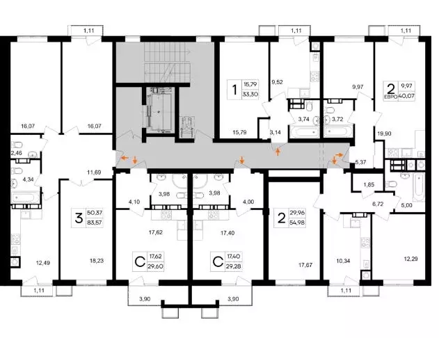 2-к кв. Крым, Симферопольский район, Гвардейское пгт, Республика жилой ... - Фото 2