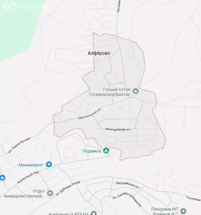 Участок в Алфёрово, Нагорная улица (12 м) - Фото 1