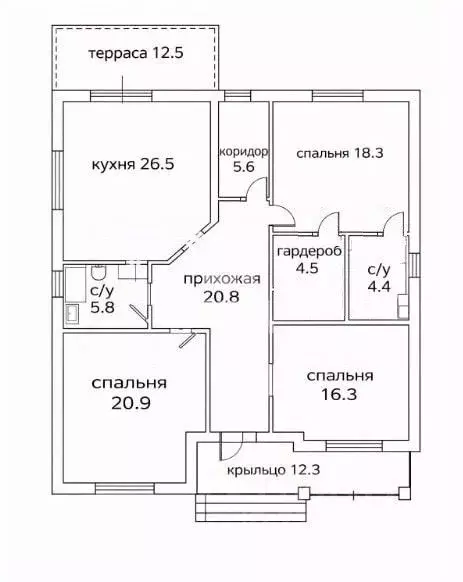 Дом в Ростовская область, Неклиновский район, с. Новобессергеневка ул. ... - Фото 2