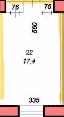 1-к кв. Новосибирская область, Новосибирск ул. Королева, 32 (17.4 м) - Фото 2