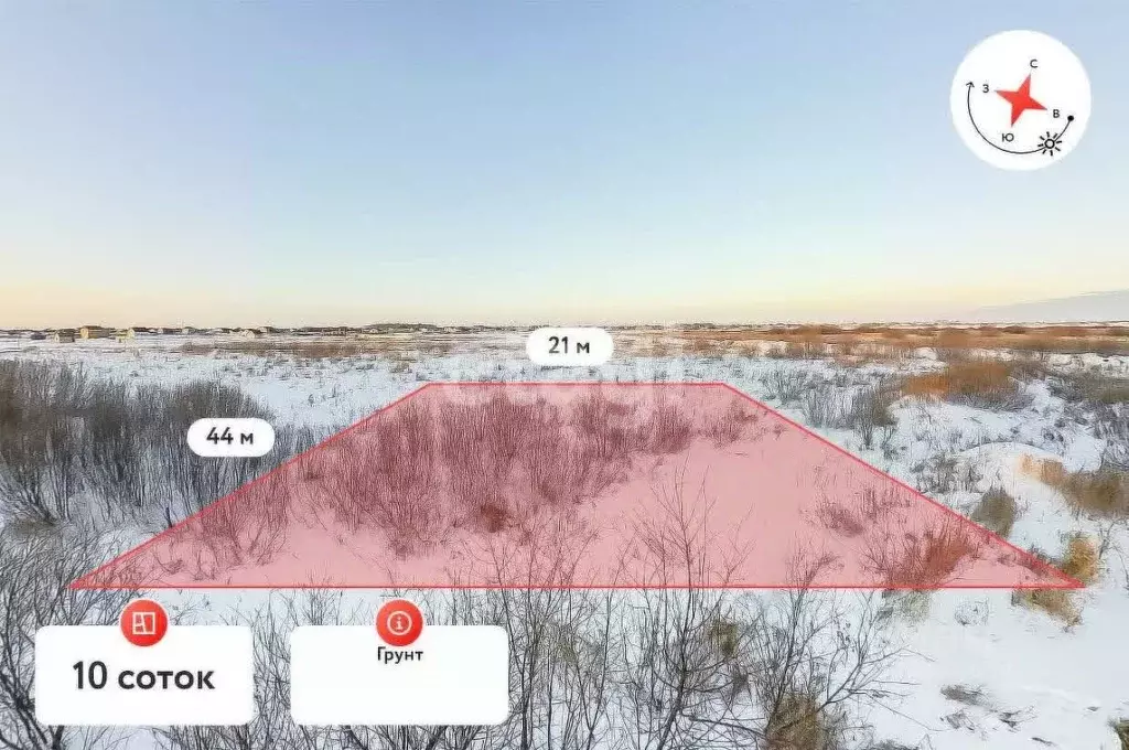 Участок в Тюменская область, Тюменский муниципальный округ, д. ... - Фото 1