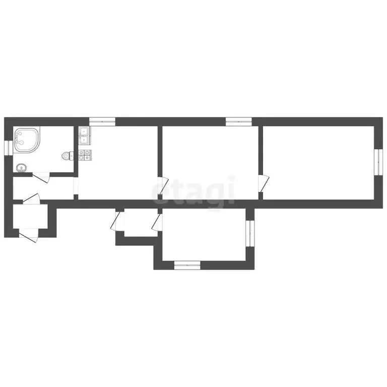 Дом в село Покрово-Пригородное, Заречная улица (85.8 м) - Фото 0