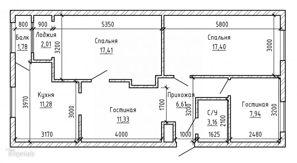 3-к кв. Кабардино-Балкария, Нальчик ул. Мусова (80.0 м) - Фото 2