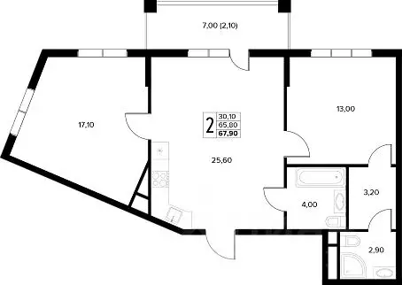 2-к кв. Краснодарский край, Анапа муниципальный округ, с. Сукко ... - Фото 1