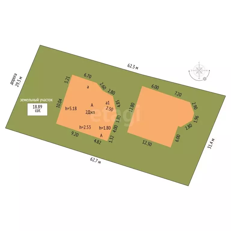 Дом в Шарья, улица Кирова (101.5 м) - Фото 1