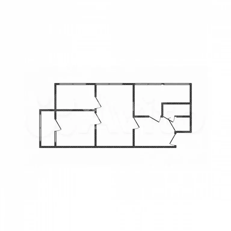 3-к. квартира, 63 м, 1/5 эт. - Фото 0
