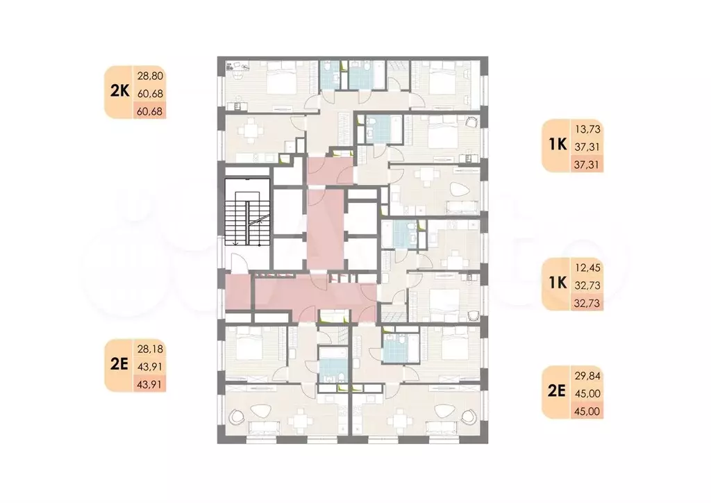 1-к. квартира, 32,7 м, 25/30 эт. - Фото 1