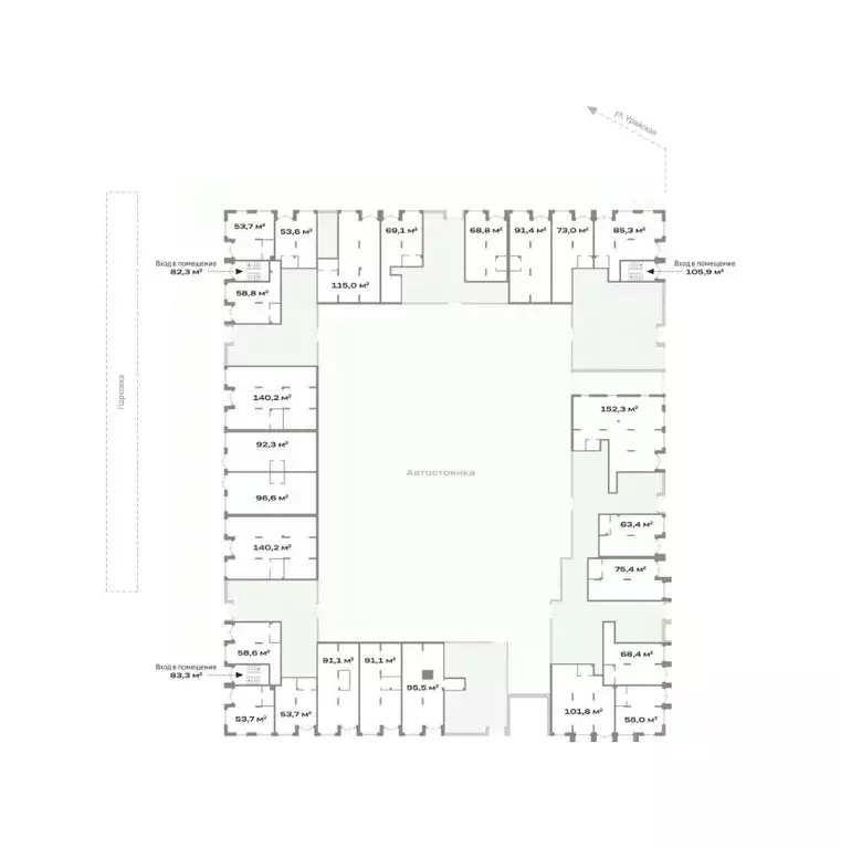 Помещение свободного назначения в Тюменская область, Тюмень Зарека ... - Фото 2