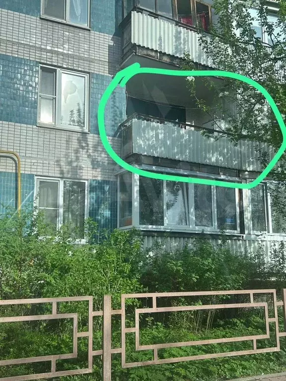 Комната 17,5 м в 2-к., 2/9 эт. - Фото 1