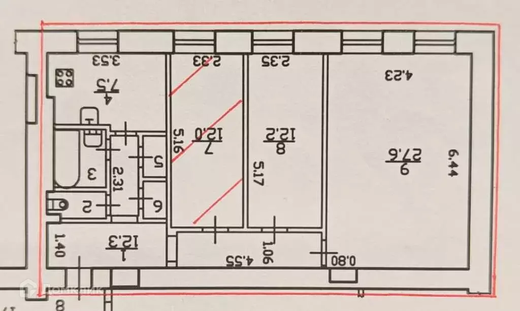 Продаётся 3-к квартира, 78 м - Фото 1