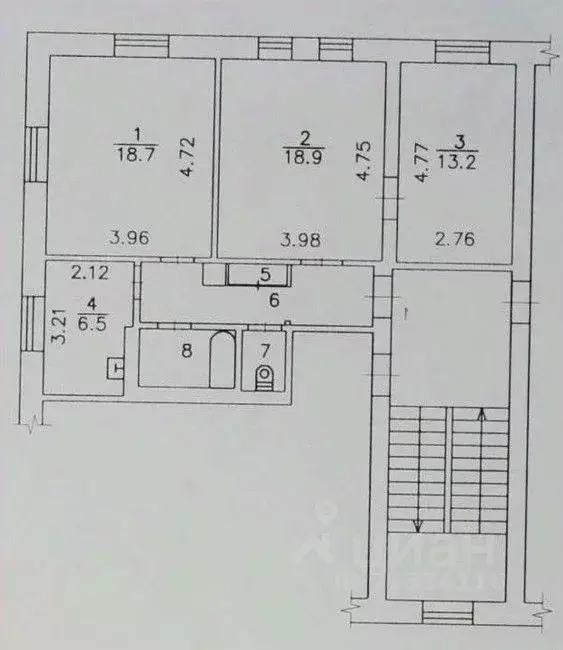 3-к кв. Челябинская область, Озерск просп. Победы, 25 (71.1 м) - Фото 2