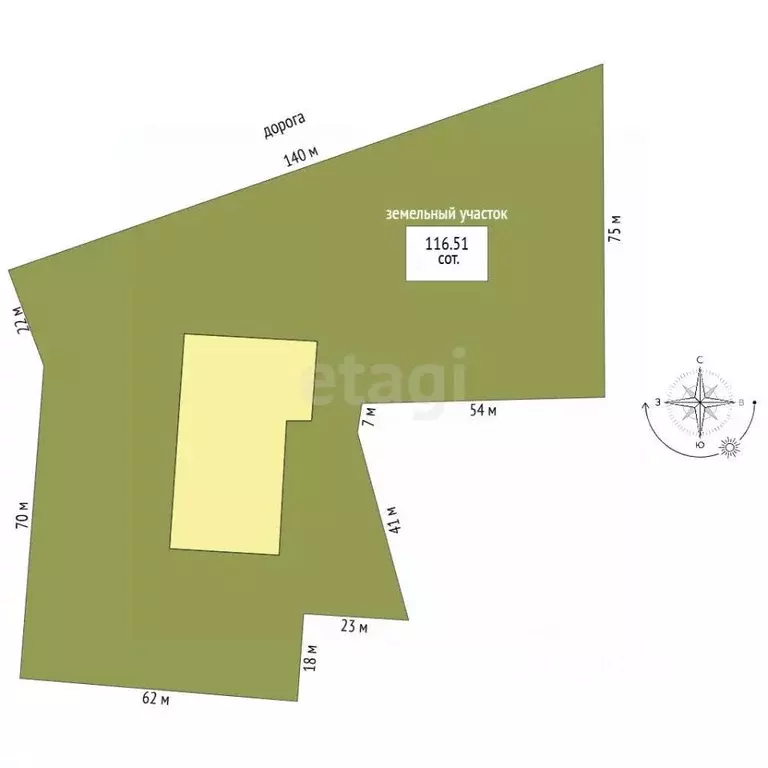 Склад в Адыгея, Тахтамукай аул ул. Красноармейская, 68 (1351 м) - Фото 2