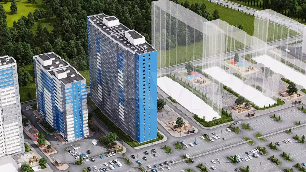 Квартира-студия, 20,8 м, 3/25 эт. - Фото 0