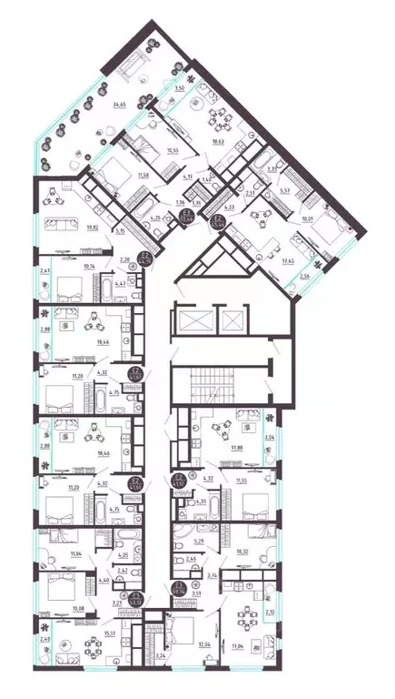 2-к кв. Рязанская область, Рязань Московское ш. (59.74 м) - Фото 1