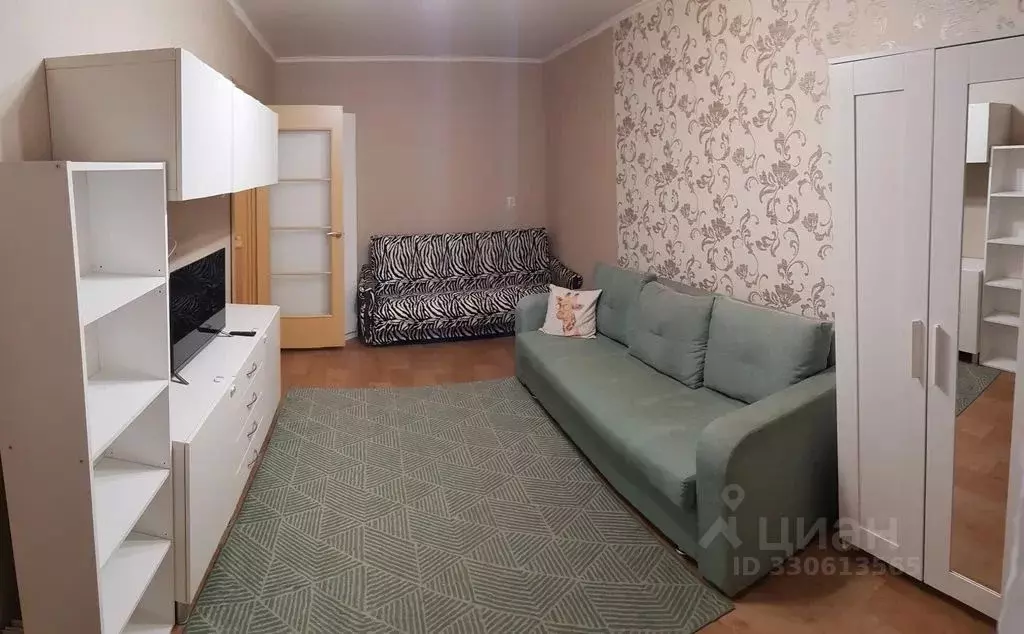 1-к кв. Татарстан, Казань Меридианная ул., 15 (38.0 м) - Фото 1