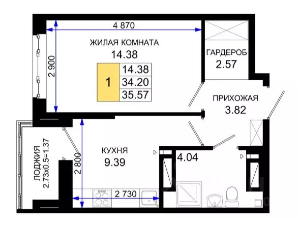 1-к кв. Ростовская область, Ростов-на-Дону Нефтекачка кв-л, Октябрь ... - Фото 0