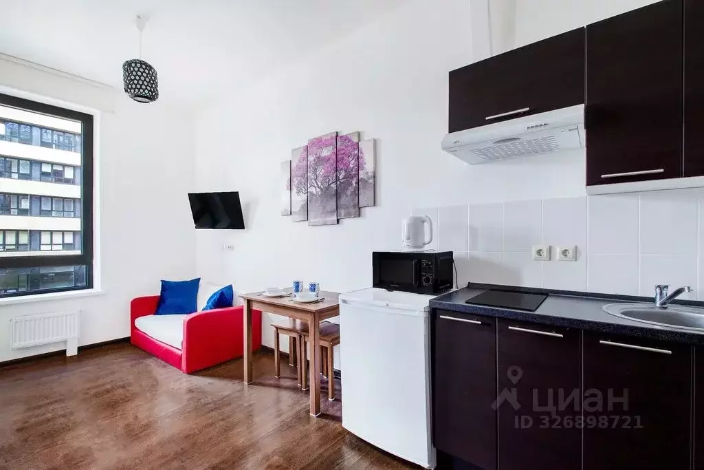 Студия Москва Каширское ш., 65к3 (25.0 м) - Фото 1