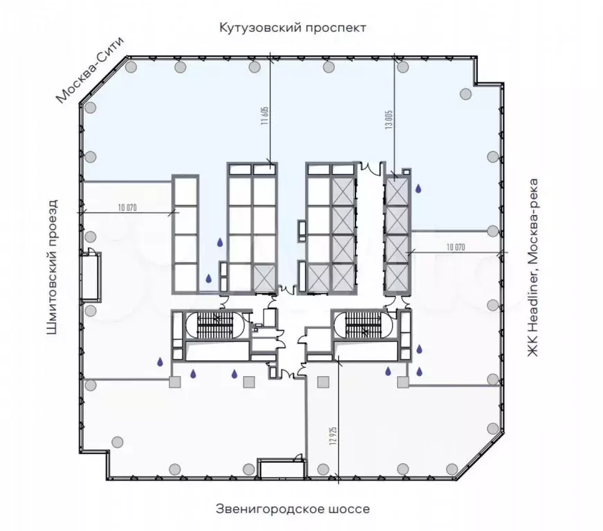 Офис 707 кв.м. в Москва-Сити - Фото 0