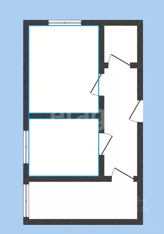 2-к кв. Иркутская область, Иркутск ул. Марии Цукановой, 8/7 (52.8 м) - Фото 2
