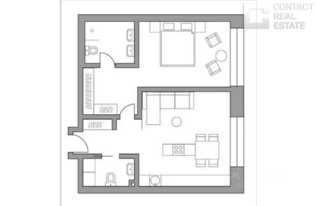2-к кв. Москва ул. Братьев Фонченко, 1к4 (67.0 м) - Фото 2
