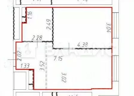 1-к кв. Москва ул. Крузенштерна, 9 (40.0 м) - Фото 2