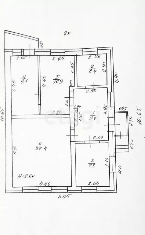 Дом в Анапа, улица Шевченко (66.5 м) - Фото 1
