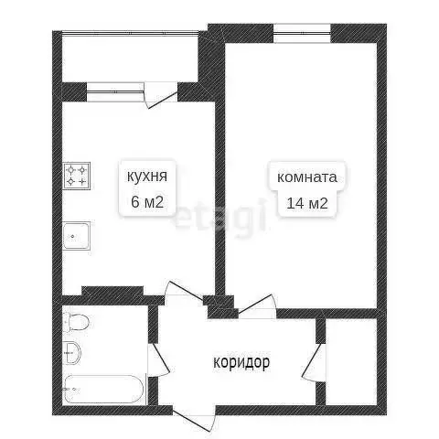 1-комнатная квартира: Воронеж, Советский район, Междуреченская улица, ... - Фото 0
