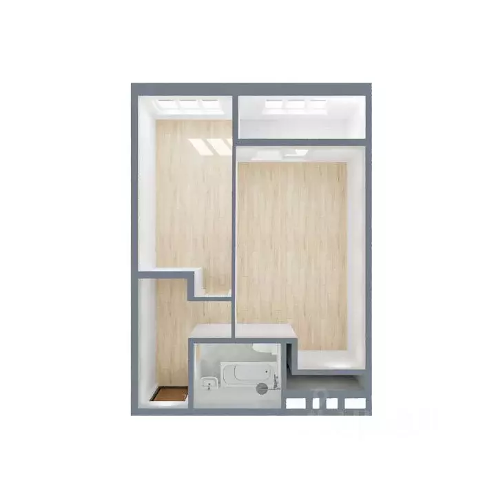 1-к кв. Удмуртия, Ижевск Восток-3 МОТ СНТ, 90 (43.81 м) - Фото 2