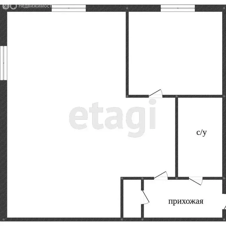 1-комнатная квартира: Кострома, Кинешемское шоссе, 16 (29.5 м) - Фото 1