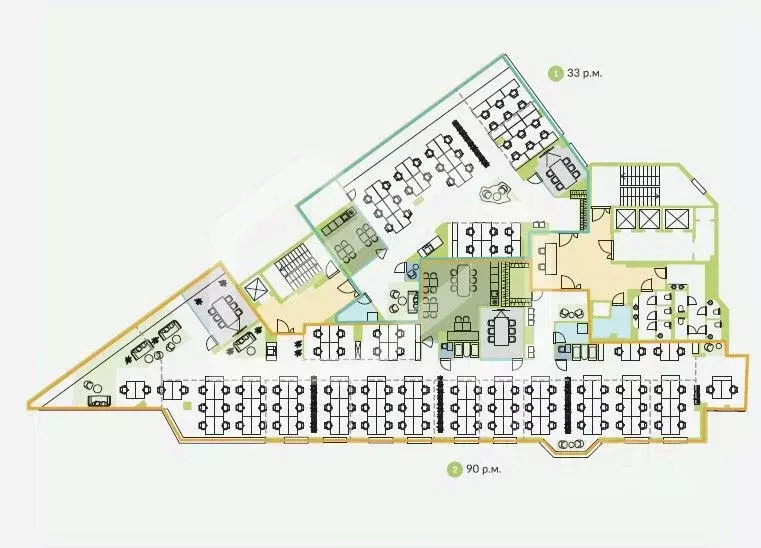Офис в Москва Новослободская ул., 16 (861 м) - Фото 1