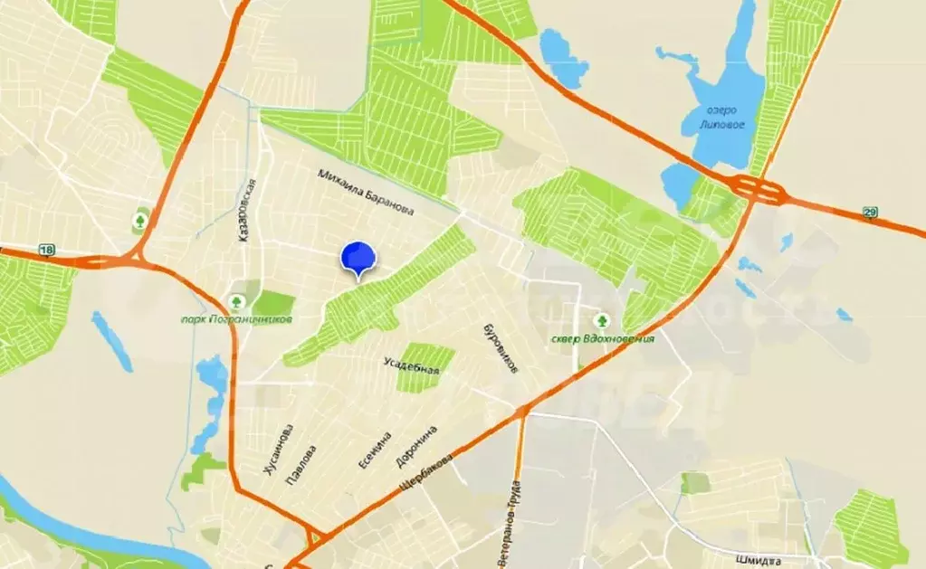 Участок в Тюменская область, Тюмень Казарово мкр, ул. Земная, 35 ... - Фото 1