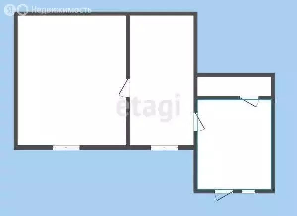 2-комнатная квартира: село Кетово, улица Ленина, 98 (23.3 м) - Фото 1