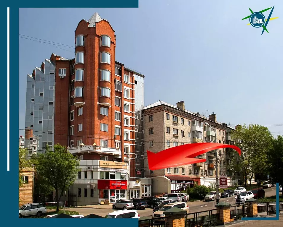 Офис в Хабаровский край, Хабаровск Комсомольская ул., 38А (489 м) - Фото 1