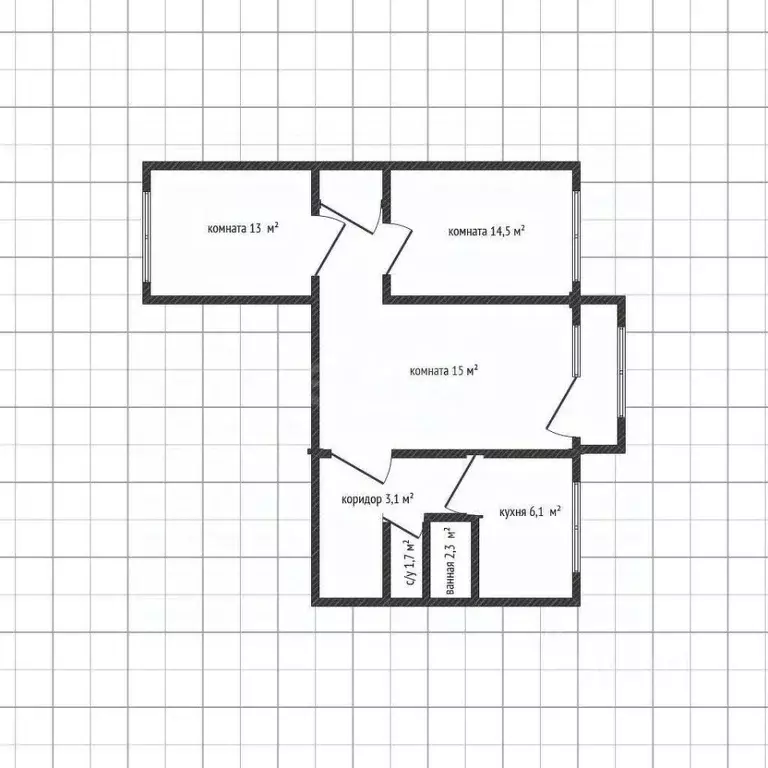 3-к кв. Адыгея, Майкоп Краснооктябрьская ул., 67 (55.7 м) - Фото 0