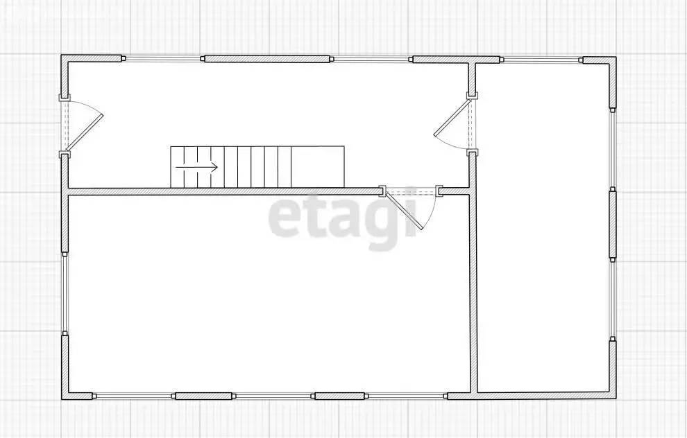 Дом в деревня Бараново, Нижняя улица (388.7 м) - Фото 1