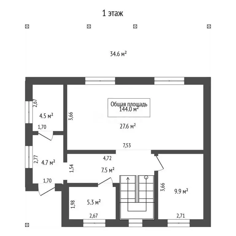 Дом в Каменский сельсовет, микрорайон Гармония, 25-я улица (158 м) - Фото 1