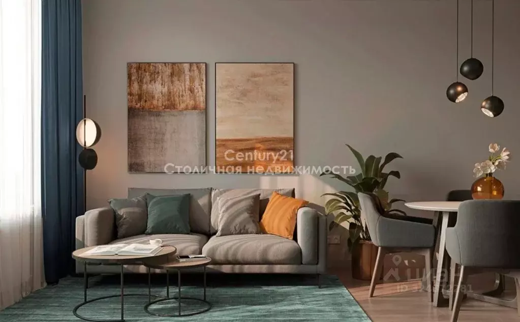 Студия Москва Стремянный пер., 2 (34.1 м) - Фото 1