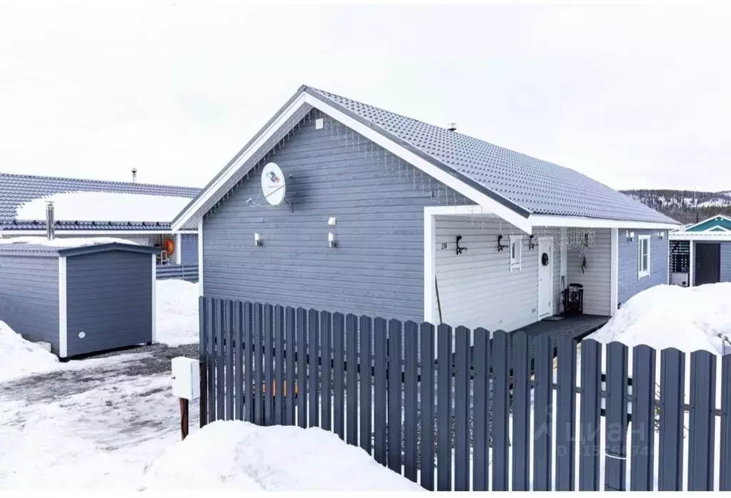 Дом в Мурманская область, Кольский район, Кильдинстрой городское ... - Фото 1