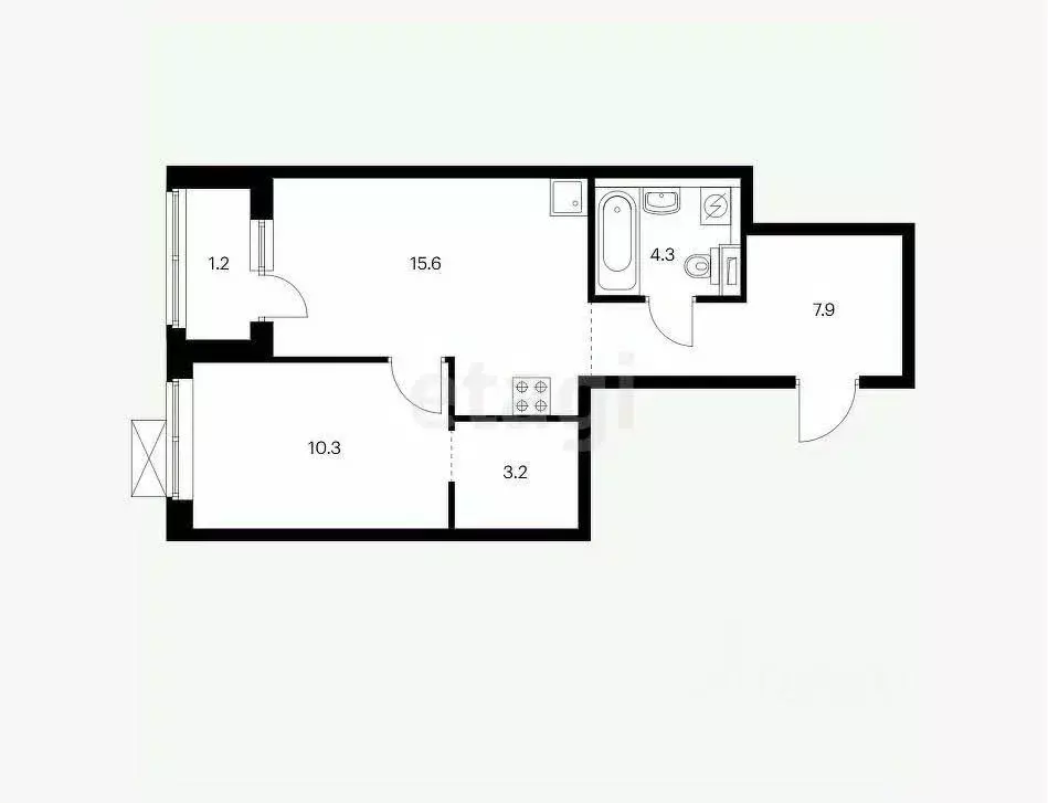 1-к кв. Сахалинская область, Южно-Сахалинск ул. Имени Владимира ... - Фото 2