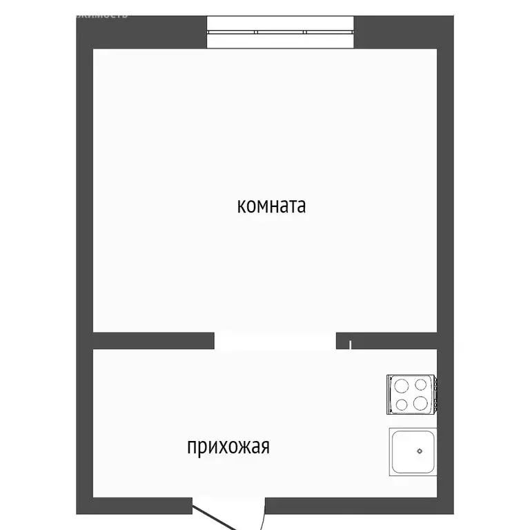Квартира-студия: Омск, улица Суровцева, 104 (18.4 м) - Фото 0