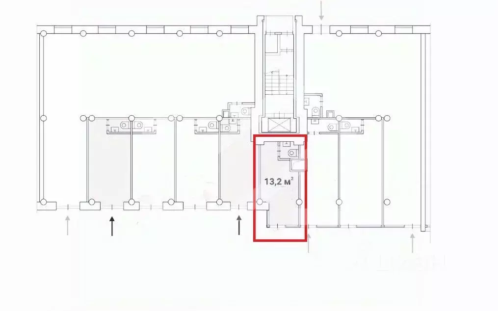 Помещение свободного назначения в Москва Планерная ул., 12К1 (13 м) - Фото 2