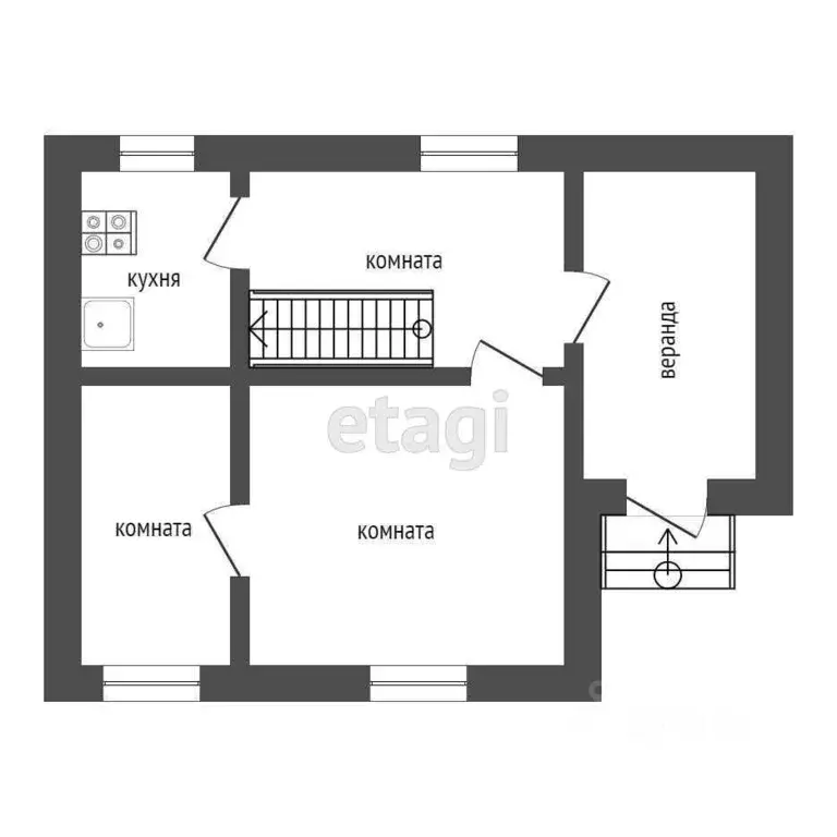Дом в Воронежская область, Верхнехавский район, Парижскокоммунское ... - Фото 2