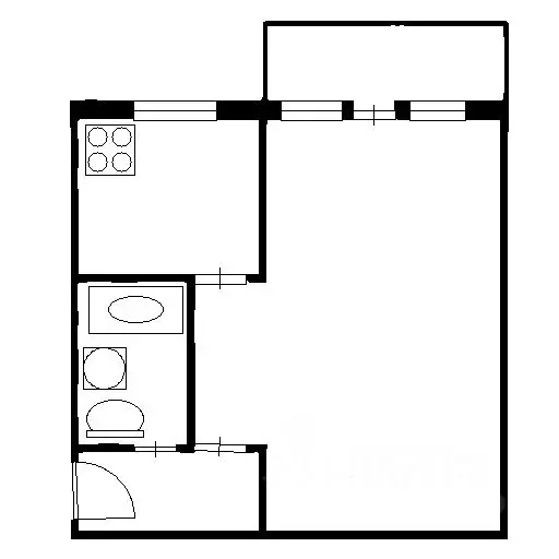 1-к кв. Москва Алма-Атинская ул., 3К1 (40.0 м) - Фото 1