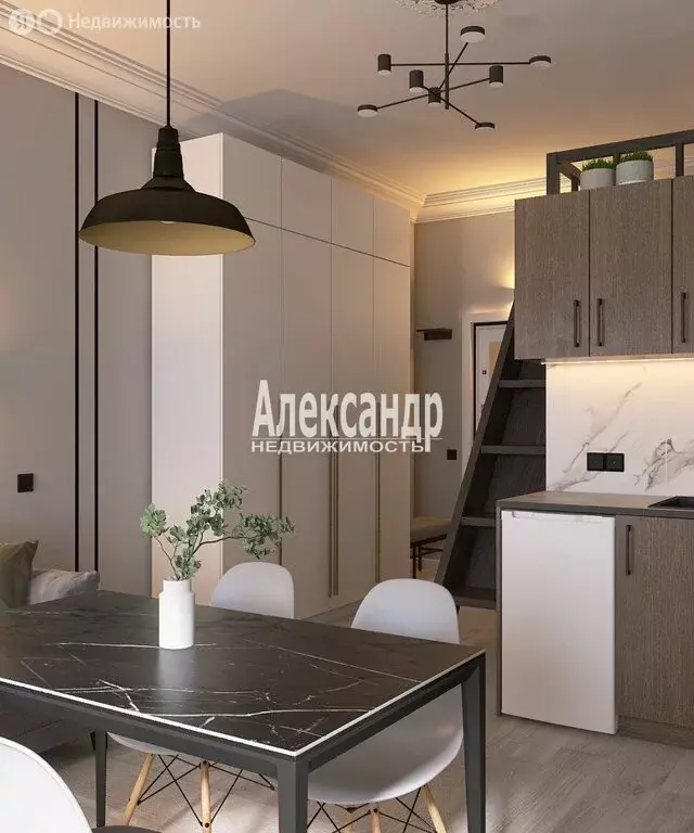 Квартира-студия: Санкт-Петербург, 8-я Советская улица, 57 (30 м) - Фото 1