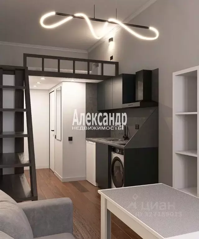 Студия Санкт-Петербург Мончегорская ул., 10б (20.0 м) - Фото 2