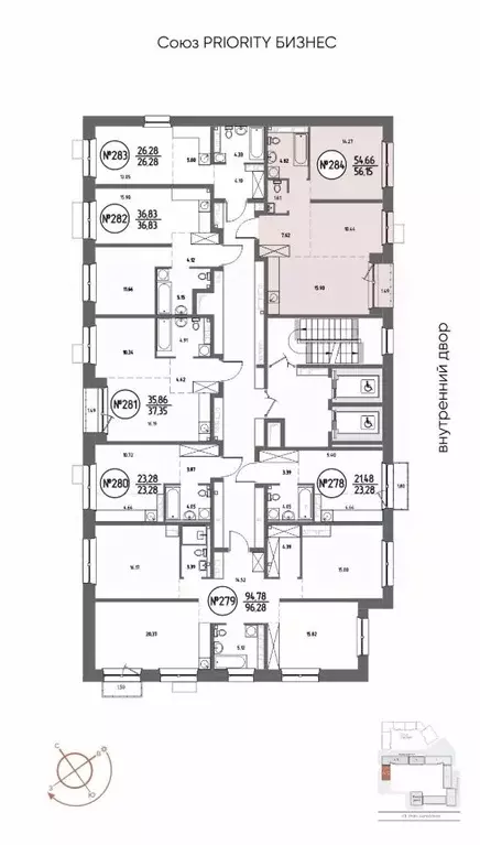 2-к кв. Иркутская область, Иркутск Макс жилой комплекс (56.15 м) - Фото 2