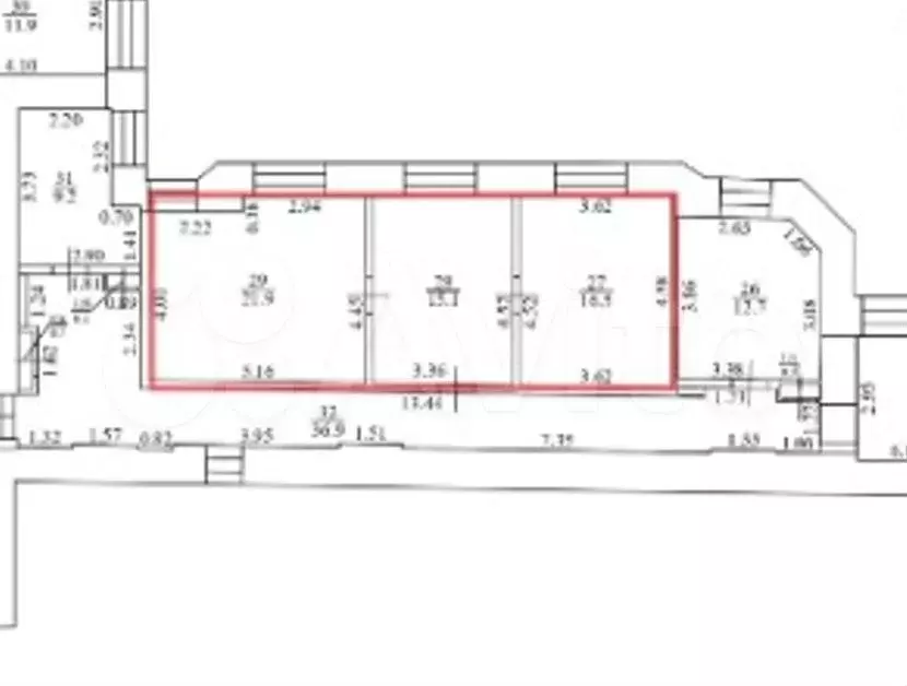 Мини Офис у м. Белорусская, 18.4 м - Фото 0