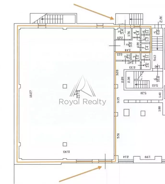 Помещение свободного назначения в Санкт-Петербург просп. Королева, ... - Фото 2