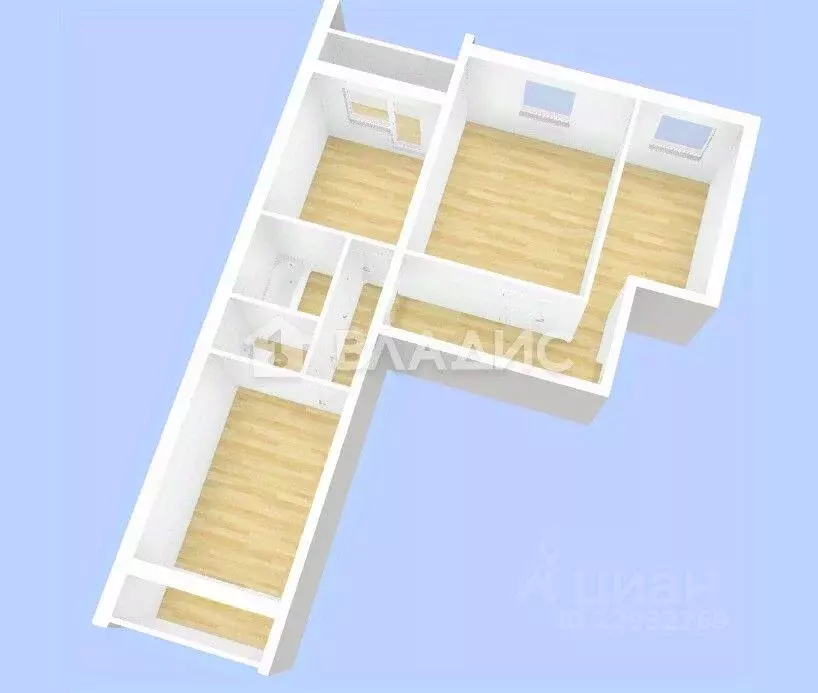 3-к кв. Пензенская область, Пенза ул. Антонова, 31 (63.2 м) - Фото 2