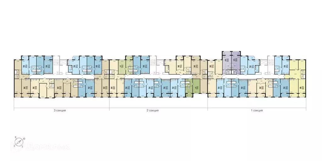 Продаётся 2-к квартира, 62.66 м - Фото 1